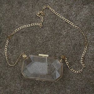 Juicy couture clear mini bag